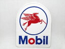◎【ワッペン/patch】『 Mobil gas ロゴマーク B / アイロンパッチ 』アイロン ワッペン パッチ 企業 モービル石油 モービル アメリカ雑貨 アメ雑 雑貨