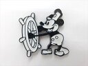◎【ピンバッジ/pin badge】『 Disney 蒸気船ウィリー 舵輪で操船 / ピンズ 』バッジ バッチ ピンバッチ PINS 映画 Movie ディズニ...