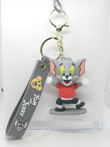 ◎【キーホルダー/keychain】『 Tom and Jerry トム スケートボード / フィギュア キーホルダー 』フィ..