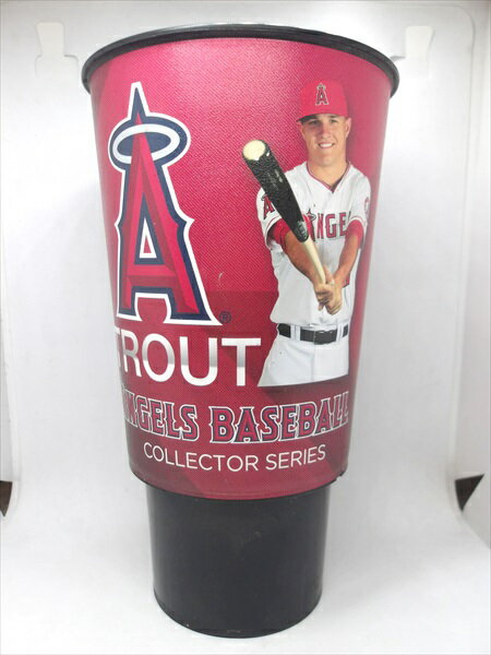◎【MLBグッズ/MLB Goods】『 マイク・トラウト ANGELS BASEBALL / プラスチック カップ 』カップ コップ プラカップ MLB メジャーリーグ ファングッズ 日本未発売 アメカジ 野球 メジャーリーグ Mike Trout アメ雑 雑貨