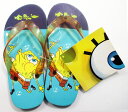 【スポンジボブ/Sponge Bob】 キッズ ビーチサンダル『シャボン玉』潮干狩り 川遊び 海水浴 砂浜 ビーチ キャラクターサンダル☆