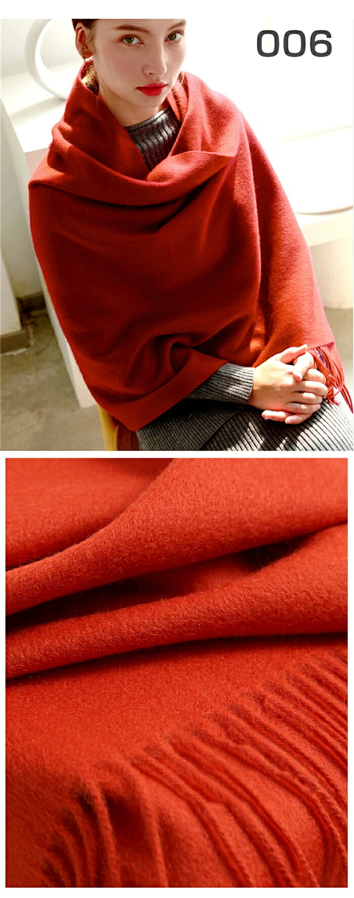 For Women - カシミヤ100% 大判 マフラー ストール ベビーカシミヤ 200x70cm 超大判ストール 内モンゴル産最高級カシミヤ カシミヤストール カシミアストール単色 無地 大きい 秋 冬 20代 30代 40代 50代 60代 プレゼン