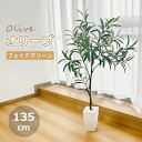 【SALE!1500円OFF⇒4998】フェイクグリーン オリーブの木 ベンジャミン ガジュマル 120~135cm 果実 大型 鉢付き パーライト 観葉植物 ...