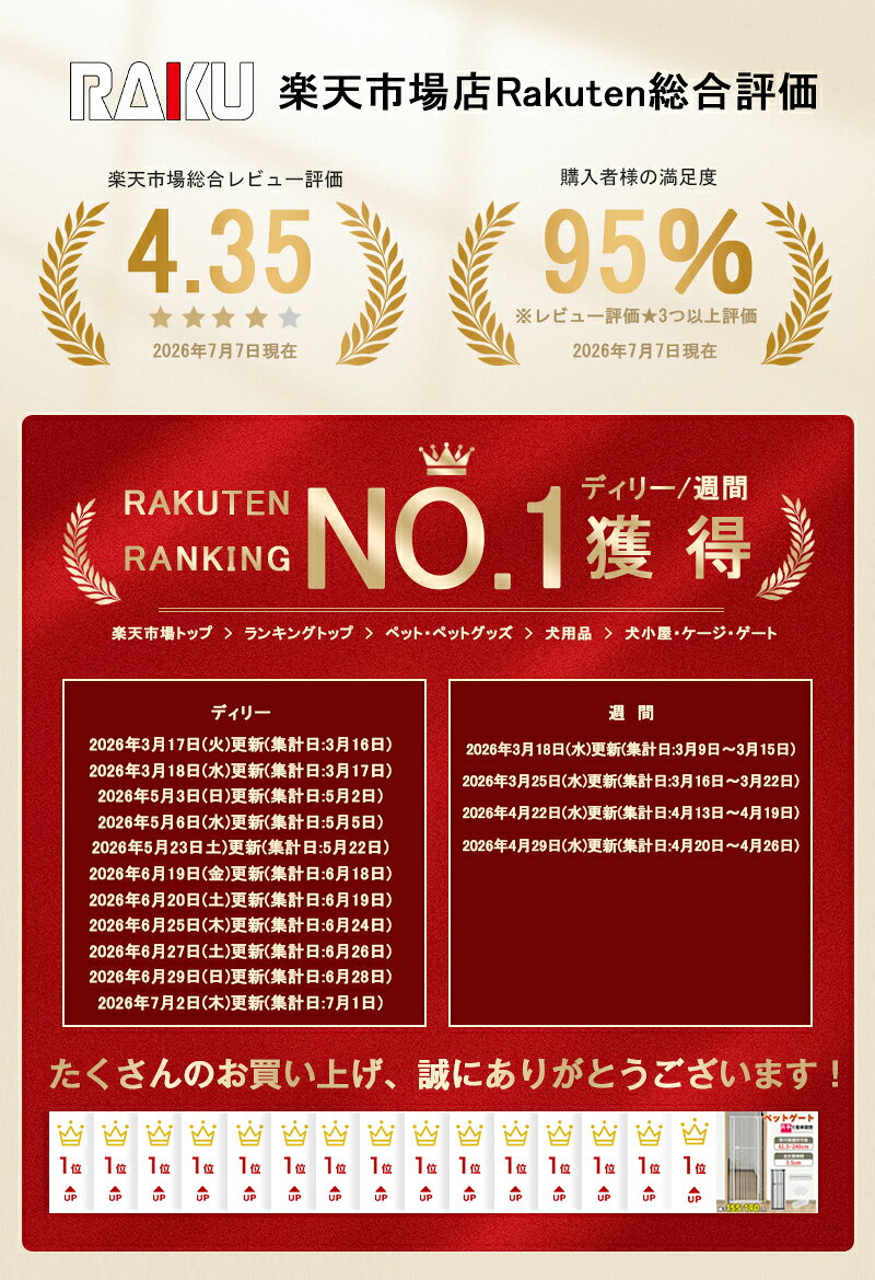 【3連休セール！1000円OFF⇒11198】ペットゲート 突っ張り 高さ155cm 190cm 3.5cm間隔 取付幅61.5-246cm 子猫通り抜け防止 穴あけ不要 オートクローズ ハイタイプ ワイド ペット柵 猫柵 ペットフェンス 階段 玄関 キッチン 飛越え防止 脱走防止 乗越え防止 侵入防止 miki-tomo-10001046 Miki-tomo サンプル画像3