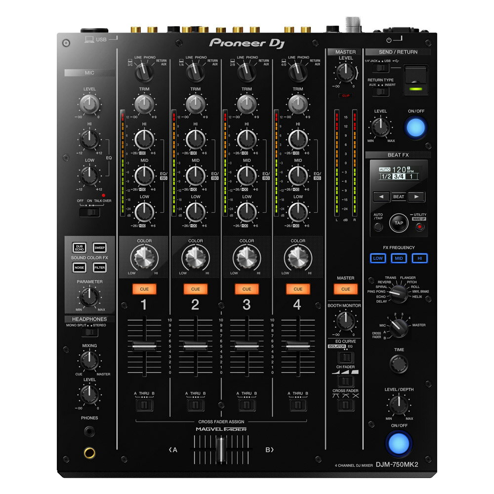 Pioneer DJ ミキサー DJM-750MK2