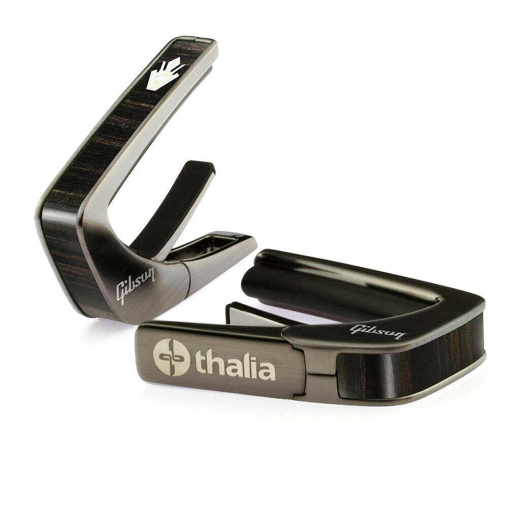 Thalia Capos《タリア・カポ》 Gibson Holly Black Ebony Brushed Black《Gibson社正規ライセンスモデル》カポタスト BB200-CROWN-BE-TREBLE