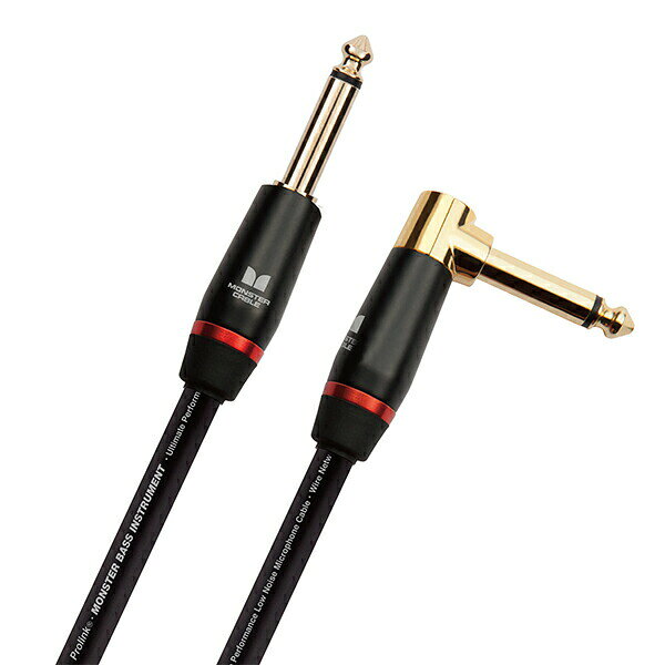 MONSTER CABLE モンスターケーブル M BASS2-21A ベース用シールド ストレート-L型 6.4m
