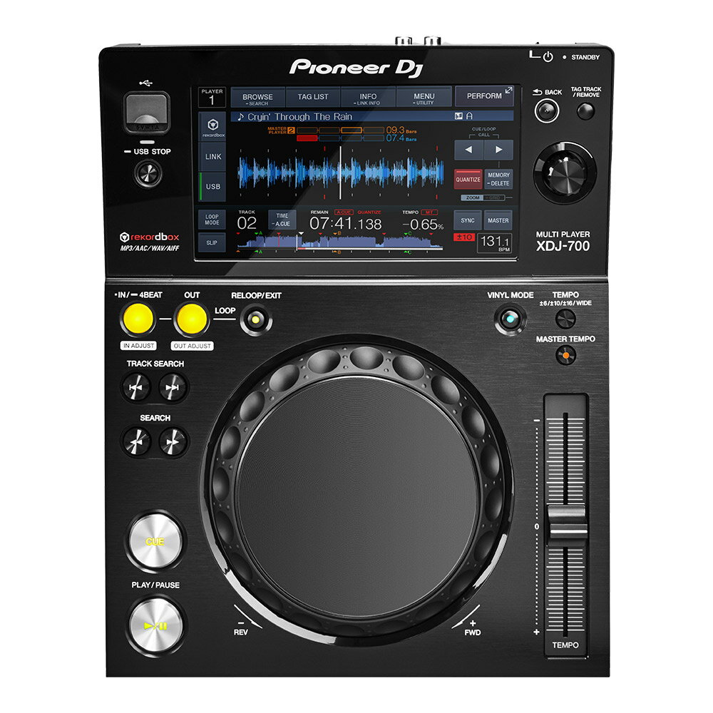 Pioneer DJ USBǥбDJץ졼䡼 XDJ-700