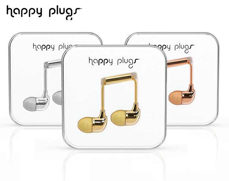 Happy Plugs イヤホン / InEar with Mic&Remote Deluxe Edition (インイヤータイプ)【DZONE店】