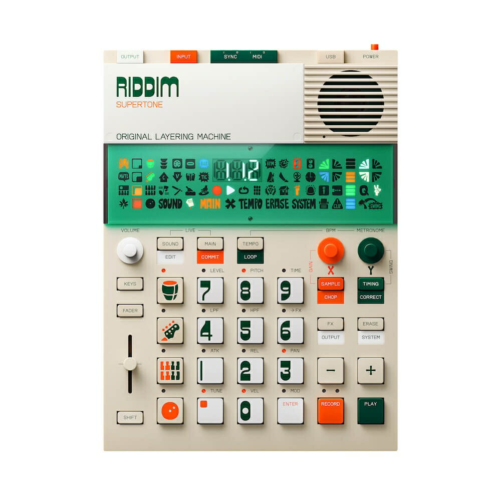 Teenage Engineering EP-40 riddim supertone レゲエ ダブ サンプラー リズムマシン