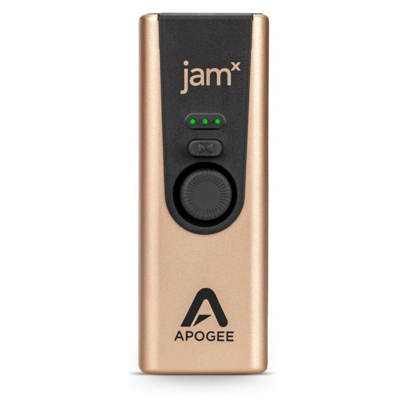 《数量限定特価》Apogee アポジー JAM X iPad Pro / PC / MAC 対応楽器用インターフェイス《1年延長保証付き》