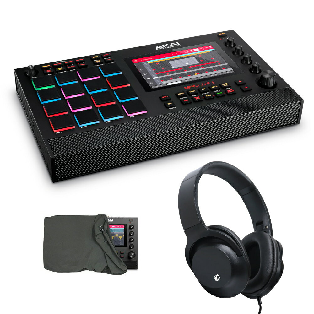 AKAI ������ MPC Live II + �إåɥۥ� KHP-001 �ԥ����ȥ��С��ץ쥼��ȡ�[������ɥ�������MPC ���ԡ�������¢]