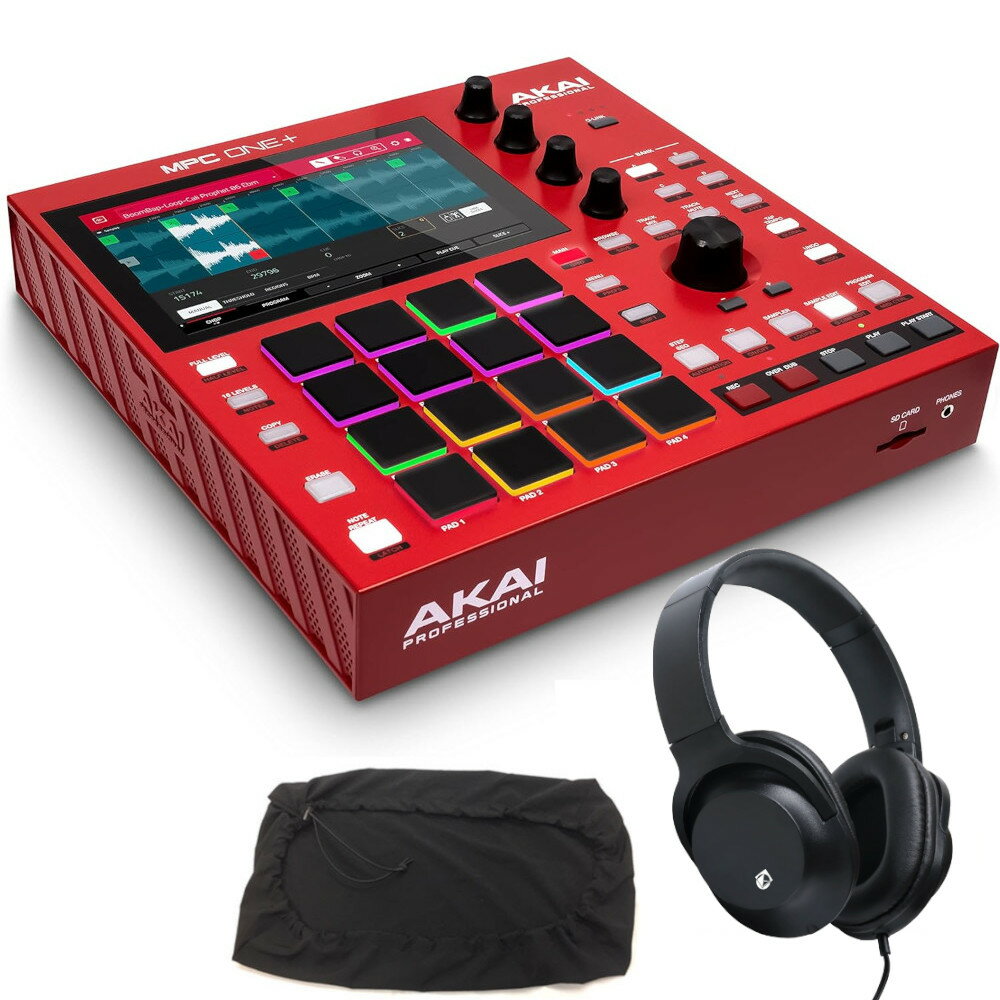 AKAI アカイ MPC ONE+ + ヘッドホン KHP-001《ダストカバープレゼント！》