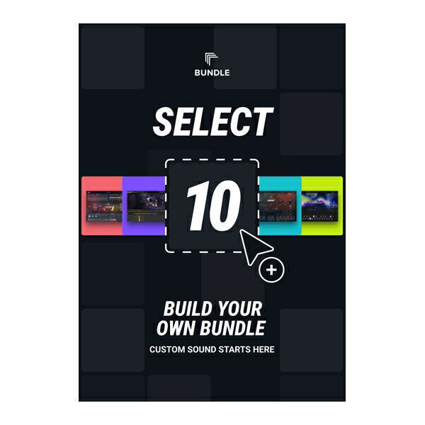 《キャンペーン中 ～3/1まで》UJAM ユージャム Select-10 Bundle DTM プラグイン《ダウンロード版》