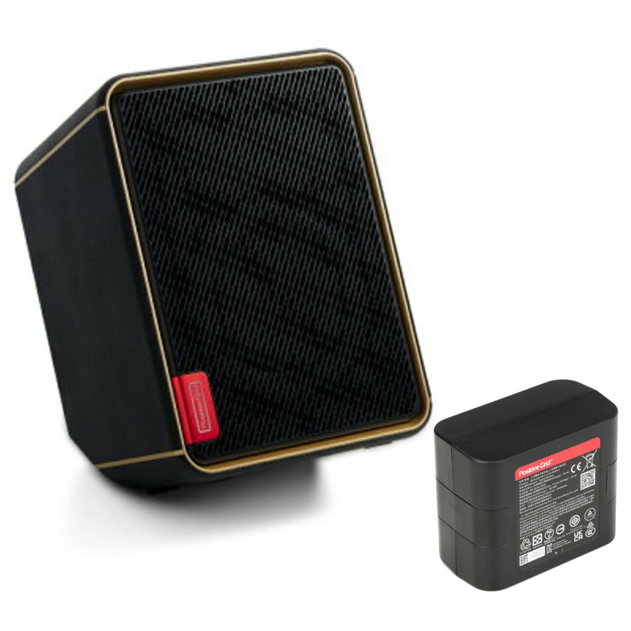 《キャンペーン中～ 2/25まで》Positive Grid Spark EDGE + 専用バッテリー セット 路上ライブ ポータブルPA Bluetooth対応 スパーク