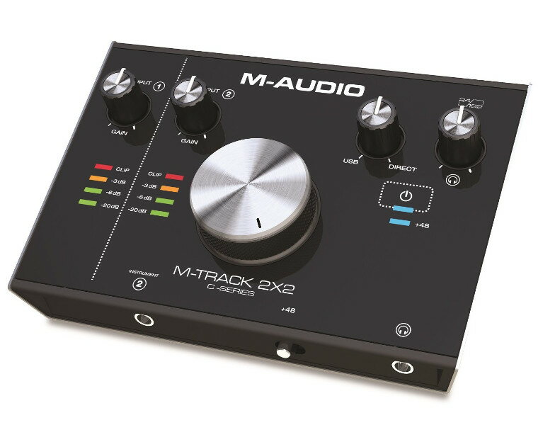 M-AUDIO（エムオーディオ）/　USBオーディオインターフェイス　M-Track　2X2【送料無料！】