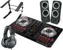 PIONEER DJコントローラーセット/DDJ-SB3 + ATH-M20X + Z200BK + PCスタンド【送料無料】