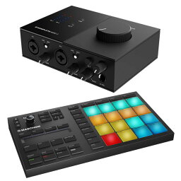 Native Instruments KOMPLETE AUDIO 2 オーディオインターフェイス + MASCHINE MIKRO MK3 MIDIコントローラー