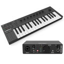 Arturia オーディオインターフェイス MiniFuse1 ブラック + Native Instruments KOMPLETE KONTROL M32 M...