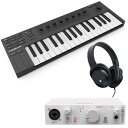 Arturia オーディオインターフェイス MiniFuse1 ホワイト + Native Instruments KOMPLETE KONTROL M32 + ヘッドホン KHP-001 セット
