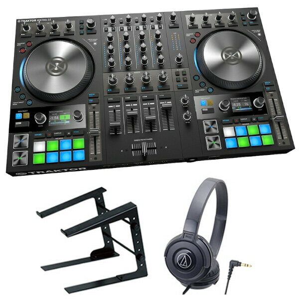 Native Instruments NI TRAKTOR KONTROL S4 MK3 + ヘッドホン ATH-S100 + PCスタンド LT-100B セット