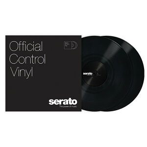 Serato Control Viny コントロールバイナル 12インチ Black ブラック 2枚組