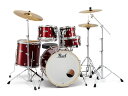 Pearl(パール)ドラムセット エクスポート EXX725S/CN EXPORT SERIES #760 バーガンディ シンバル付ドラムフルセット (スタンダードサイズ)