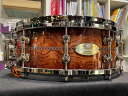 Pearl(パール)MWAC1455S/N Natural Walnut Burst Bubinga Rosette Inlay / MasterWorks マスターワークス・スネアドラム