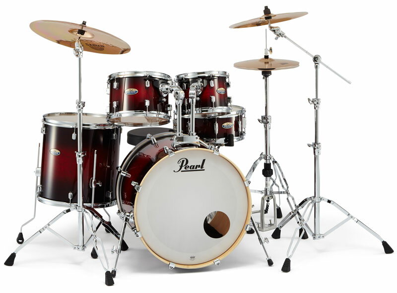 Pearl（パール）ドラムセット DMP925S/C-D Decade Maple Standard #261 Gloss Deep Red Burst シンバル別売 / ディケイドメイプル スタンダードサイズ