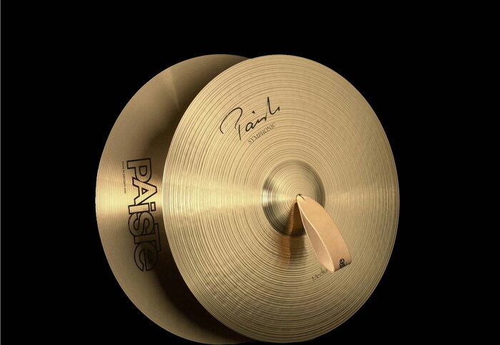 PAiSTe（パイステ）SIGNATURE SYMPHONIC 18" MEDIUM 手革・パッド付き 合わせシンバル /