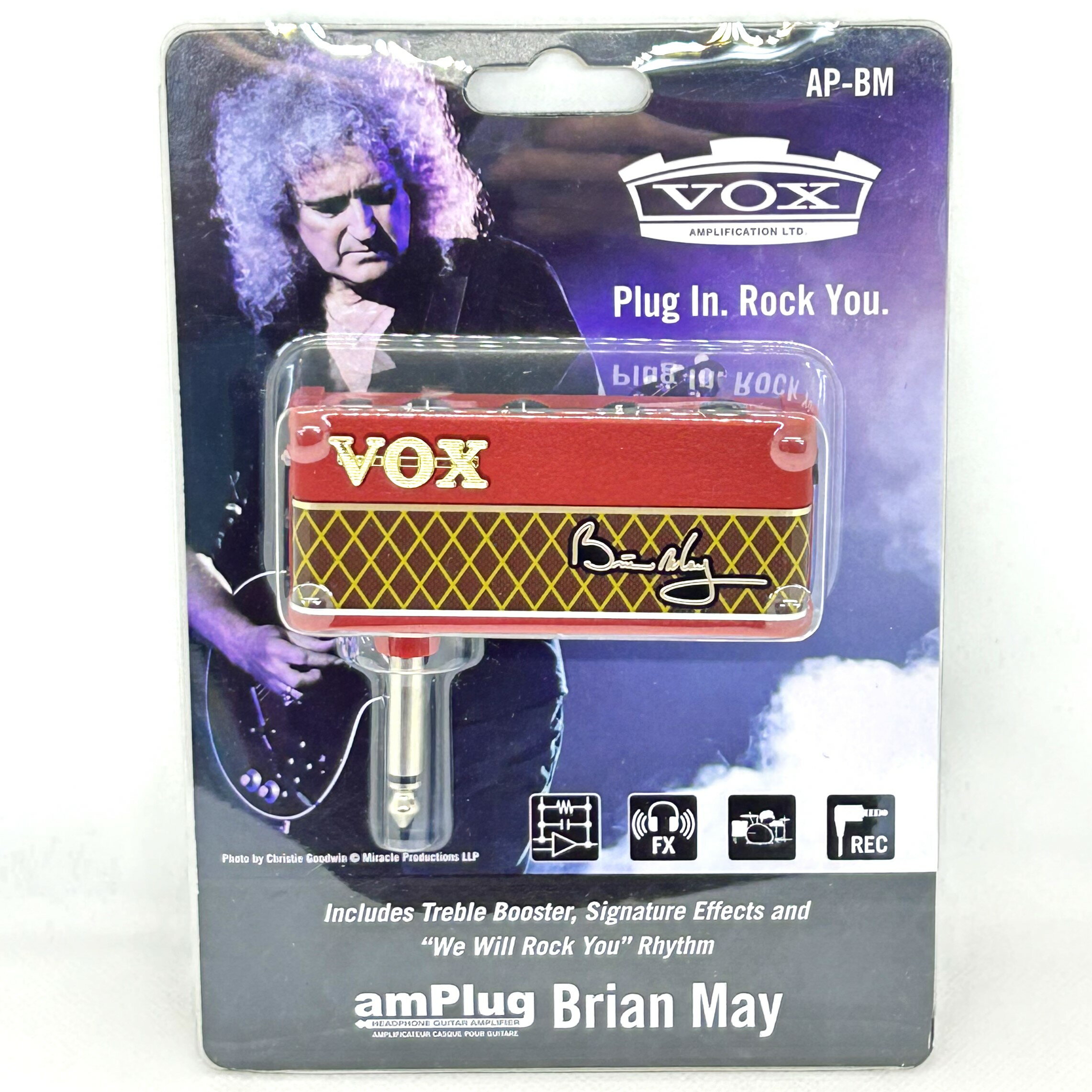 《アウトレット品》VOX ヘッドホン ギターアンプ Amplug Brian May AP-BM ブライアン・メイ 電池駆動 エフェクト内蔵のサムネイル