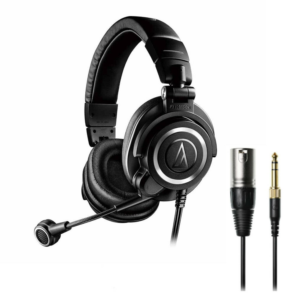 《在庫あり 即納可能》 AUDIO-TECHNICA オーディオテクニカ ATH-M50xSTS モニターヘッドホン と コンデンサーマイク を一体化した XLR対応モデル