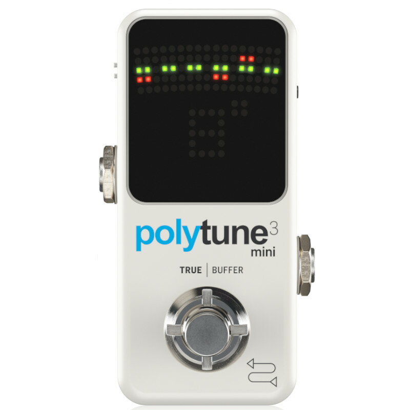 《在庫あり 即納可能》 TC Electronic POLYTUNE 3 MINI よりコンパクトになったPOLYTUNE 3 【正規輸入品】