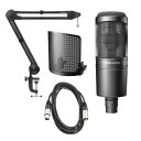 《在庫あり 即納可能》 audio-technica オーディオテクニカ AT2020 コンデンサーマイク + AT8700J アームスタンド + AT8175...