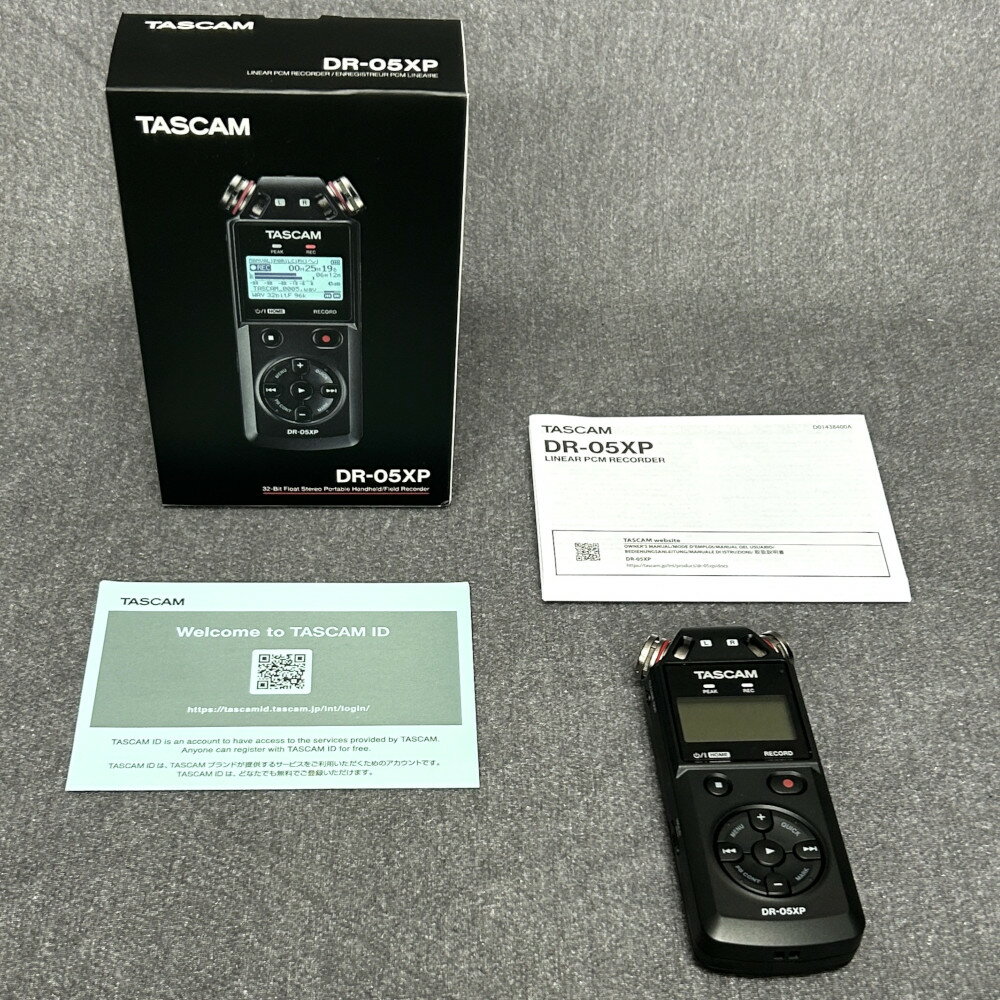 ԥȥåʡեƥ쥪ݡ֥쥳 TASCAM  DR-05XP 32ӥåȥեϿб USB Type-Cб
