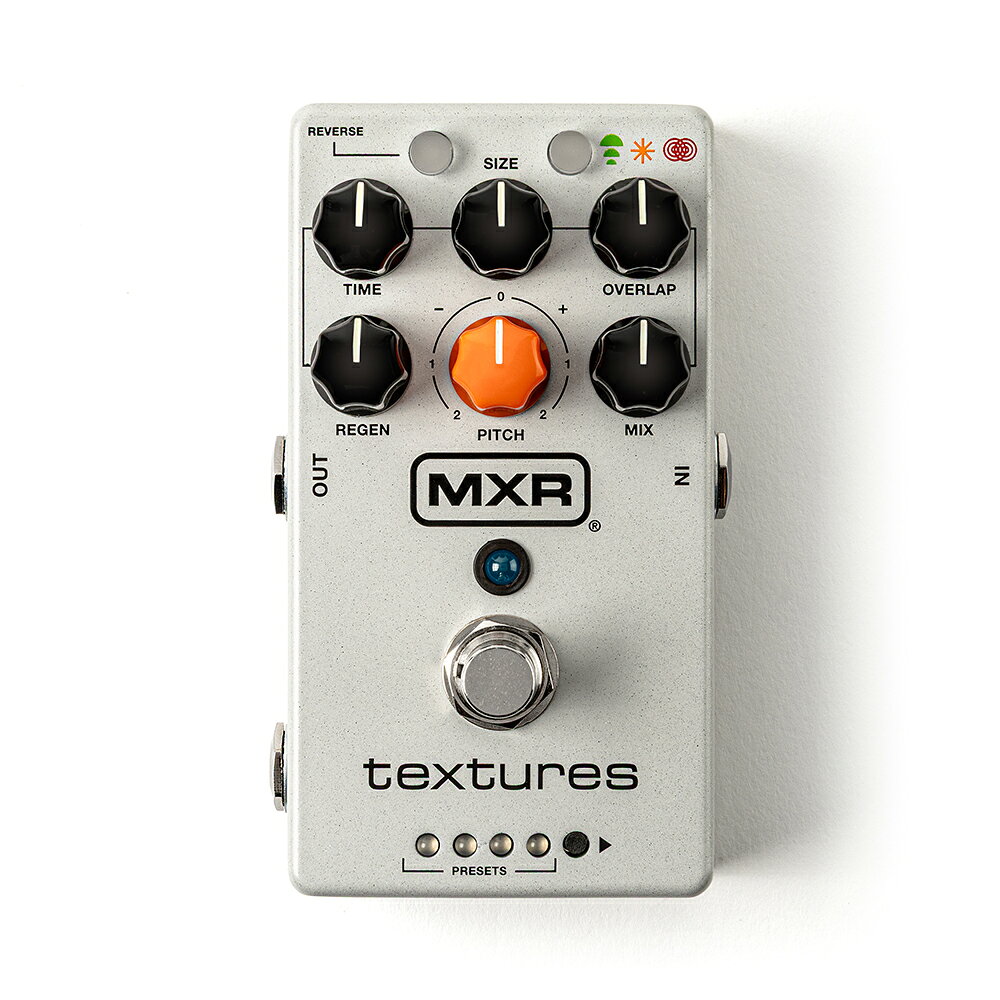 《9月30日発売予定》 MXR エフェクター M310 TEXTURES GRANULAR SYNTH ENGINE グラニュラー・シンセ・エンジン