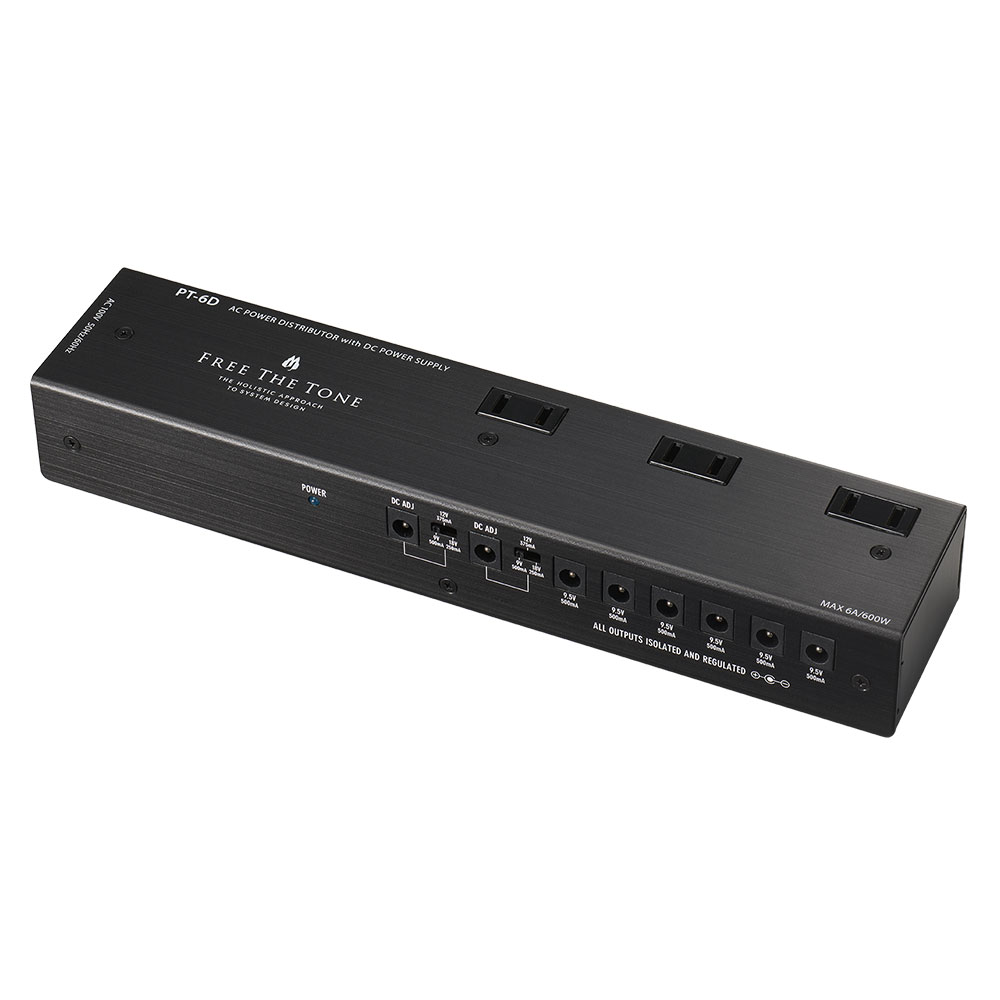 《7月17日発売予定》 Free The Tone フリーザトーン PT-6D AC POWER DISTRIBUTOR with DC POWER SUPPLY パワーサプライ