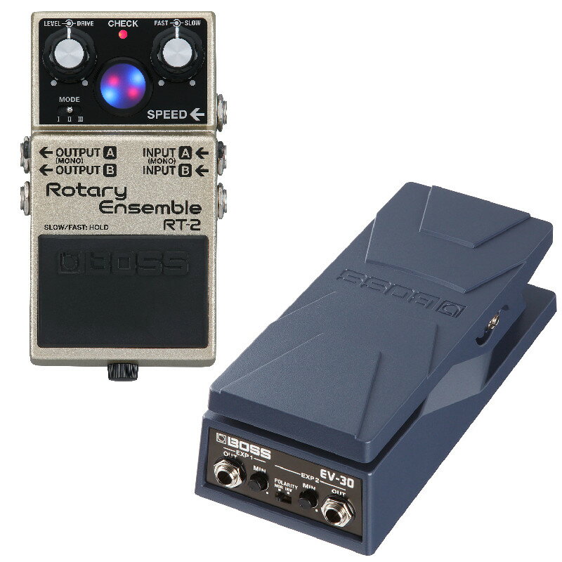 Phaser - BOSS ボス RT-2 Rotary Ensemble + EV-30 DUAL EXPRESSION PEDAL Set