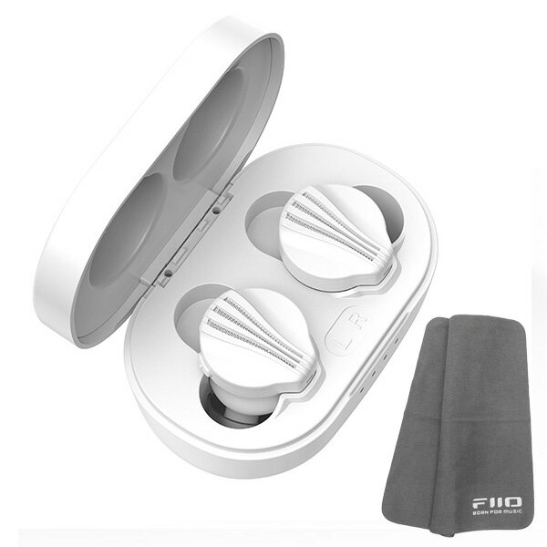 樂天商城 - FIIO 完全ワイヤレスイヤホン FW3 ホワイト (FIO-F3-W) 《ロゴ入りクロスプレゼント》