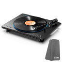 《2/14発売》 FIIO レコードプレーヤー TT13BT ブラック (FIO-TT13BT-B) Bluetooth対応 リモコン付属 《ロゴ入りクロスプレ...