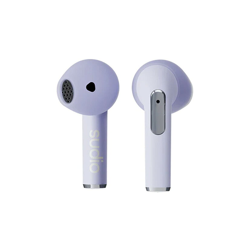 SUDIO ワイヤレス イヤホン N2 パープル Bluetooth5.3 ANC機能 IPX4レベル防水設計...