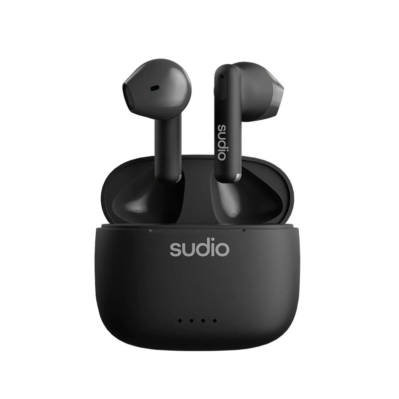 楽天三木楽器 楽天市場店SUDIO ワイヤレス イヤホン A1 ブラック Bluetooth5.3 IPX4レベル防水 マイク付き 軽量【国内正規品】