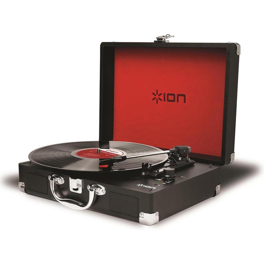 ION Audio ポータブルレコードプレーヤー Vinyl Motion スピーカー内蔵