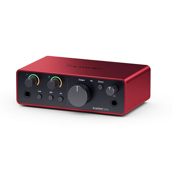 Focusrite オーディオ インターフェイス Scarlett Solo 4th Gen フォーカスライト DTM