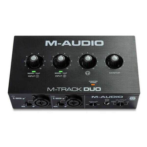 M-AUDIO 2チャンネルUSBオーディオインターフェース M-Track Duo