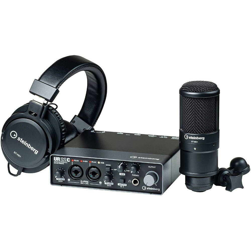 Steinberg スタインバーグ UR22C Recording PACK USB3.0 オーディオインターフェイス