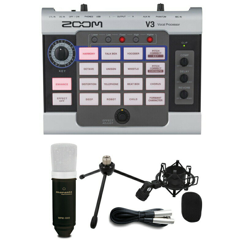 楽天市場】zoom v3 vocal processorの通販