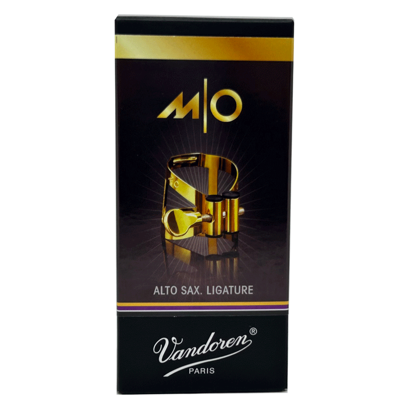 Vandoren M|O LC57DP アルトサックス用 リガチャー キャップ 付き ゴールドラッカ...