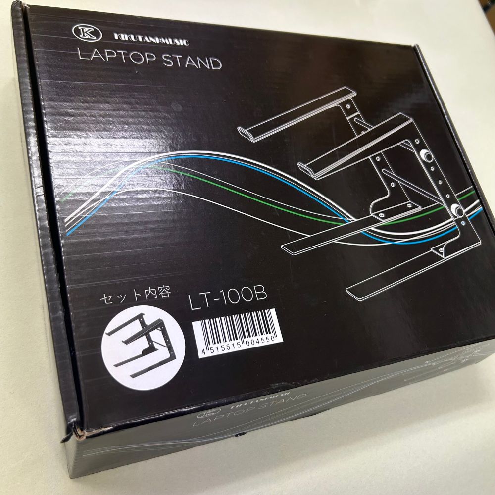【アウトレット品 極美品】 KIKUTANI（キクタニ） LT-100B ラップトップスタンド
