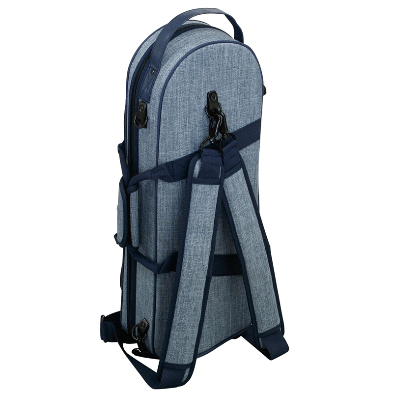 オリジナルクロスプレゼント! KIKUTANI TR-Tweed L.BLU ツイード製トランペットケ...